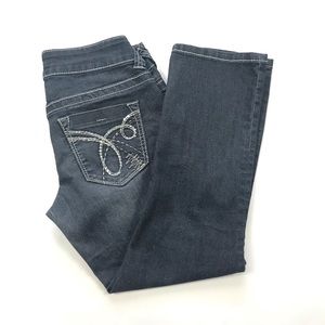 Maurice’s Jegging Capri Sz XS Dark Wash VGUC
